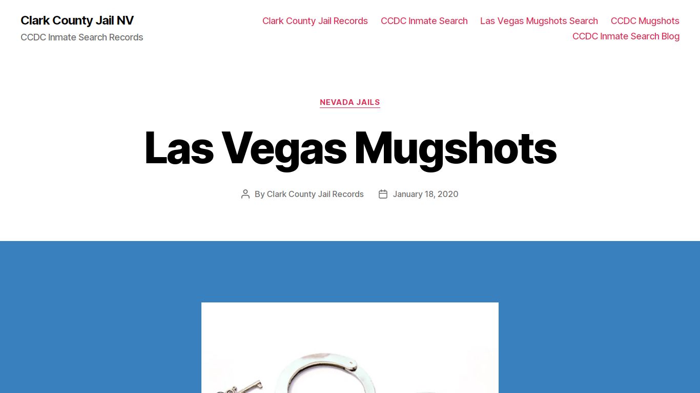 Las Vegas Mugshots - Clark County Jail NV