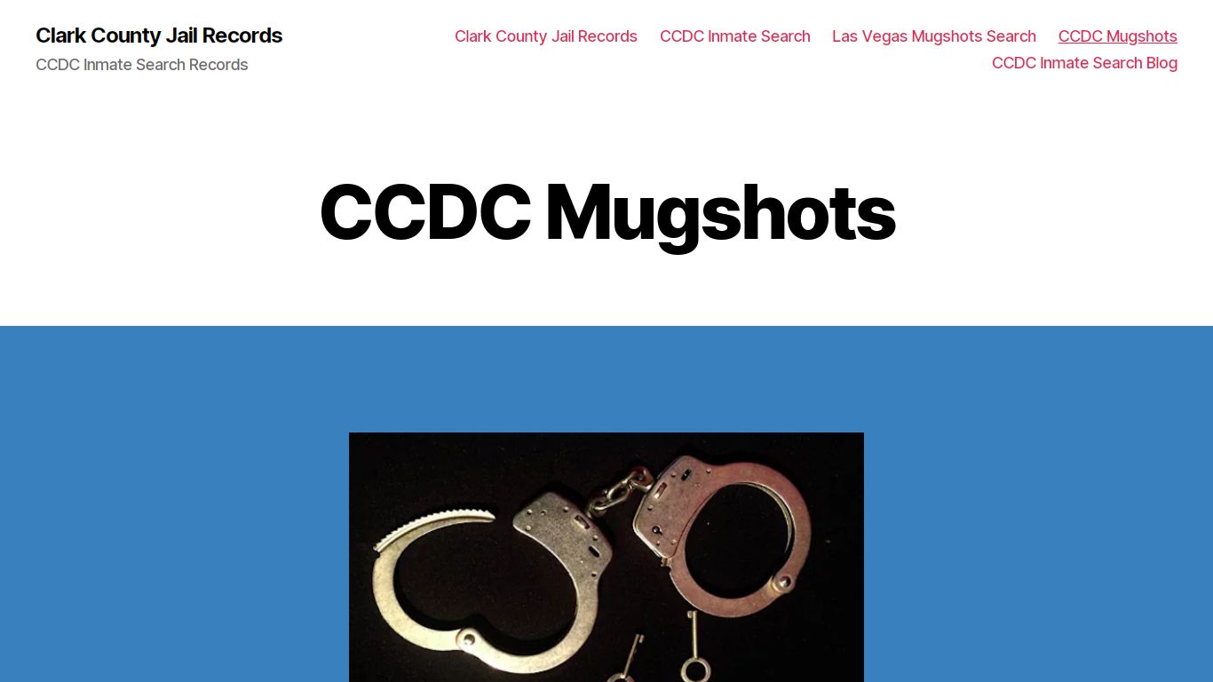 CCDC Mugshots - Clark County Jail Records