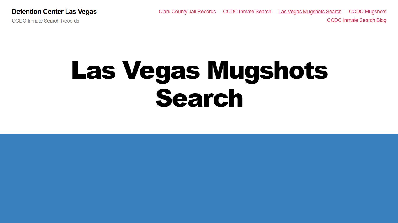 Las Vegas Mugshots Search - Detention Center Las Vegas